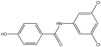 N-(3,5-dichlorophenyl)-4-hydroxybenzamide 结构式