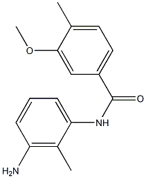 N-(3-amino-2-methylphenyl)-3-methoxy-4-methylbenzamide 结构式