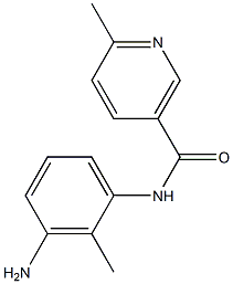 N-(3-amino-2-methylphenyl)-6-methylnicotinamide 结构式