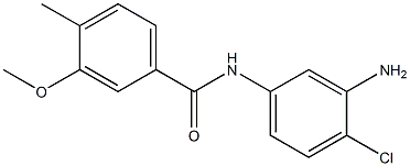 N-(3-amino-4-chlorophenyl)-3-methoxy-4-methylbenzamide 结构式