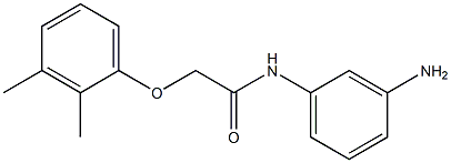 N-(3-aminophenyl)-2-(2,3-dimethylphenoxy)acetamide 结构式