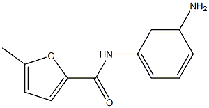 N-(3-aminophenyl)-5-methylfuran-2-carboxamide 结构式