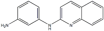 N-(3-aminophenyl)-N-quinolin-2-ylamine 结构式