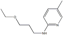 N-(3-ethoxypropyl)-5-methylpyridin-2-amine 结构式