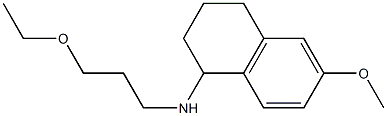 N-(3-ethoxypropyl)-6-methoxy-1,2,3,4-tetrahydronaphthalen-1-amine 结构式