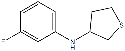 N-(3-fluorophenyl)thiolan-3-amine 结构式