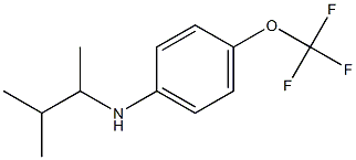 N-(3-methylbutan-2-yl)-4-(trifluoromethoxy)aniline 结构式