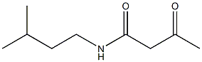 N-(3-methylbutyl)-3-oxobutanamide 结构式
