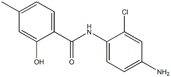 N-(4-amino-2-chlorophenyl)-2-hydroxy-4-methylbenzamide 结构式