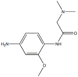 N-(4-amino-2-methoxyphenyl)-2-(dimethylamino)acetamide 结构式