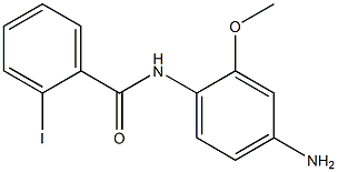 N-(4-amino-2-methoxyphenyl)-2-iodobenzamide 结构式