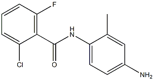 N-(4-amino-2-methylphenyl)-2-chloro-6-fluorobenzamide 结构式