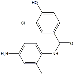 N-(4-amino-2-methylphenyl)-3-chloro-4-hydroxybenzamide 结构式