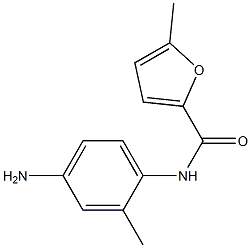 N-(4-amino-2-methylphenyl)-5-methylfuran-2-carboxamide 结构式