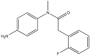 N-(4-aminophenyl)-2-(2-fluorophenyl)-N-methylacetamide 结构式