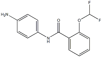 N-(4-aminophenyl)-2-(difluoromethoxy)benzamide 结构式