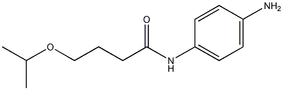 N-(4-aminophenyl)-4-(propan-2-yloxy)butanamide 结构式