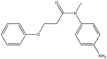 N-(4-aminophenyl)-N-methyl-3-phenoxypropanamide 结构式