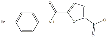 N-(4-bromophenyl)-5-nitro-2-furamide 结构式