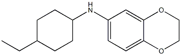 N-(4-ethylcyclohexyl)-2,3-dihydro-1,4-benzodioxin-6-amine 结构式