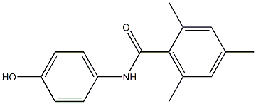 N-(4-hydroxyphenyl)-2,4,6-trimethylbenzamide 结构式