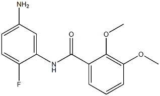 N-(5-amino-2-fluorophenyl)-2,3-dimethoxybenzamide 结构式