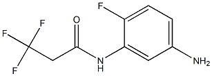 N-(5-amino-2-fluorophenyl)-3,3,3-trifluoropropanamide 结构式