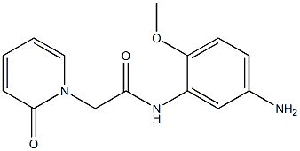 N-(5-amino-2-methoxyphenyl)-2-(2-oxopyridin-1(2H)-yl)acetamide 结构式