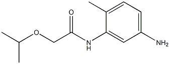 N-(5-amino-2-methylphenyl)-2-(propan-2-yloxy)acetamide 结构式