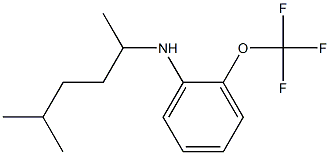 N-(5-methylhexan-2-yl)-2-(trifluoromethoxy)aniline 结构式