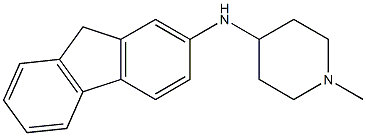 N-(9H-fluoren-2-yl)-1-methylpiperidin-4-amine 结构式