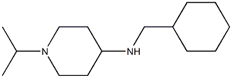 N-(cyclohexylmethyl)-1-(propan-2-yl)piperidin-4-amine 结构式