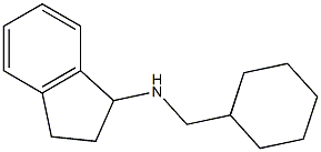 N-(cyclohexylmethyl)-2,3-dihydro-1H-inden-1-amine 结构式