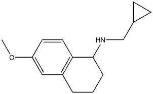 N-(cyclopropylmethyl)-6-methoxy-1,2,3,4-tetrahydronaphthalen-1-amine 结构式