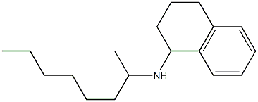 N-(octan-2-yl)-1,2,3,4-tetrahydronaphthalen-1-amine 结构式