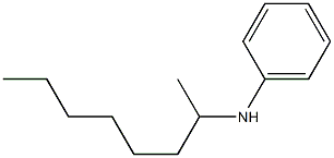 N-(octan-2-yl)aniline 结构式