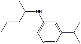 N-(pentan-2-yl)-3-(propan-2-yl)aniline 结构式