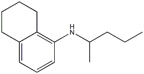 N-(pentan-2-yl)-5,6,7,8-tetrahydronaphthalen-1-amine 结构式