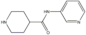 N-(pyridin-3-yl)piperidine-4-carboxamide 结构式