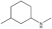 N,3-dimethylcyclohexanamine 结构式