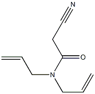 N,N-diallyl-2-cyanoacetamide 结构式