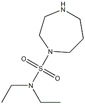 N,N-diethyl-1,4-diazepane-1-sulfonamide 结构式