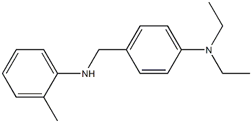 N,N-diethyl-4-{[(2-methylphenyl)amino]methyl}aniline 结构式