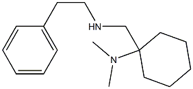 N,N-dimethyl-1-{[(2-phenylethyl)amino]methyl}cyclohexan-1-amine 结构式