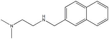 N,N-dimethyl-N'-(2-naphthylmethyl)ethane-1,2-diamine 结构式