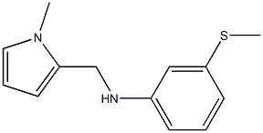 N-[(1-methyl-1H-pyrrol-2-yl)methyl]-3-(methylsulfanyl)aniline 结构式
