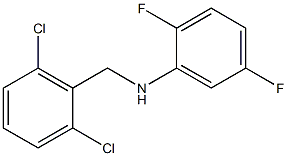 N-[(2,6-dichlorophenyl)methyl]-2,5-difluoroaniline 结构式