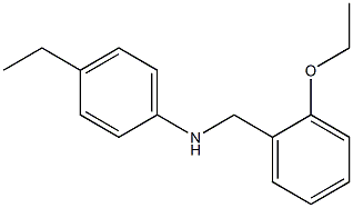 N-[(2-ethoxyphenyl)methyl]-4-ethylaniline 结构式