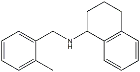 N-[(2-methylphenyl)methyl]-1,2,3,4-tetrahydronaphthalen-1-amine 结构式