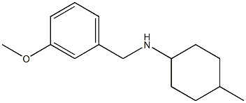 N-[(3-methoxyphenyl)methyl]-4-methylcyclohexan-1-amine 结构式